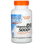 Doctor's Best Vitamin D3 125 mcg 5000 iu