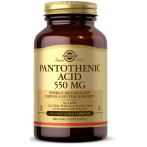 Solgar Pantothenic acid 550 mg