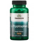 Swanson L-Tryptophan 500 mg L-Triptofāns Aminoskābes
