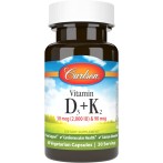 Carlson Labs Vitamin D3 2000 iu + K2 90 mcg