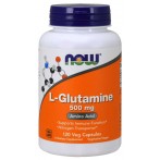 Now Foods L-Glutamine 500 mg L-glutaminas Amino rūgštys
