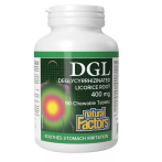Natural Factors DGL 400 mg