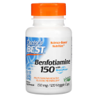 Doctor's Best Benfotiamine 150 with BenfoPure 150 mg