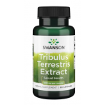 Swanson Tribulus Terrestris Extract 500 mg Testosterono lygio palaikymas