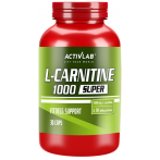 Activlab L-Carnitine 1000 L-karnitiin Kaalu juhtimine