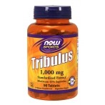 Now Foods Tribulus 1000 mg Testosterono lygio palaikymas