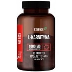 Essence Nutrition L-Carnitine 1000 mg L-Karnitīns Svara Kontrole