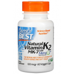 Doctor's Best Natural Vitamin K2 MK-7 with MenaQ7 100 mcg