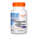 Doctor's Best Hyaluronic Acid + Chondroitin Sulfate with BioCell Collagen