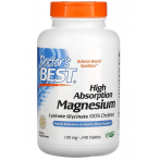 Doctor's Best High Absorption Magnesium 100% Chelated with Albion Minerals 100 mg