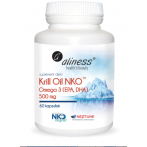 Aliness Krill Oil NKO Omega 3 with Astaxanthin 500 mg