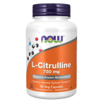 Now Foods L-Citrulline 750 mg Усилители Оксида Азота L-Цитруллин Аминокислоты Пeред Тренировкой И Энергетики