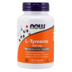 Now Foods L-Tyrosine 500 mg L-Tirozīns Aminoskābes