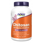 Now Foods Chitosan 500 mg plus Chromium Chitozanas Svorio valdymas