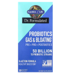 Garden of Life Probiotics Gas & Bloating 50 Billion