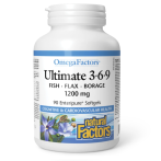Natural Factors Ultimate 3-6-9 – 1200 mg